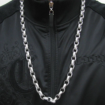 10K White Gold Cable Chain Eternity Diamond Necklace 52.87ct - Image 3