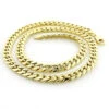 11mm 10K Yellow Gold Miami Cuban Link Chain In 22-40in