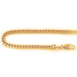 Solid 14K Yellow Gold Franco Chain 3mm 24-40in
