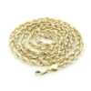 14K Yellow Gold Rope Chain 2mm 22-30in