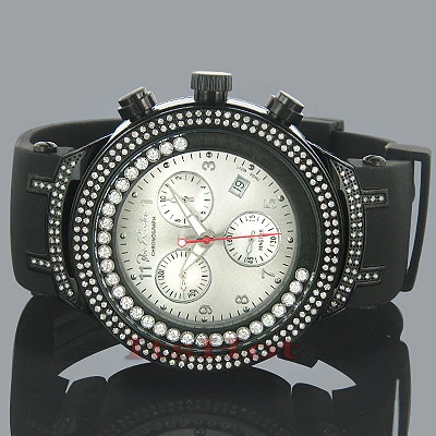 Joe Rodeo Master Diamond Watch 2.20ct Black