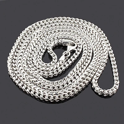 Franco Chain In Silver 925 Italy 2mm - Image 2