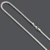 Franco Chain Necklace 3mm 36" Sterling Silver