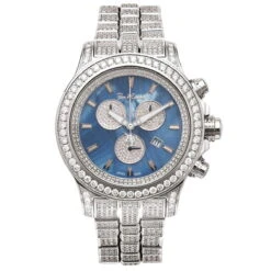 Iced Out Men's Joe Rodeo Diamond Watch 26.70ct
