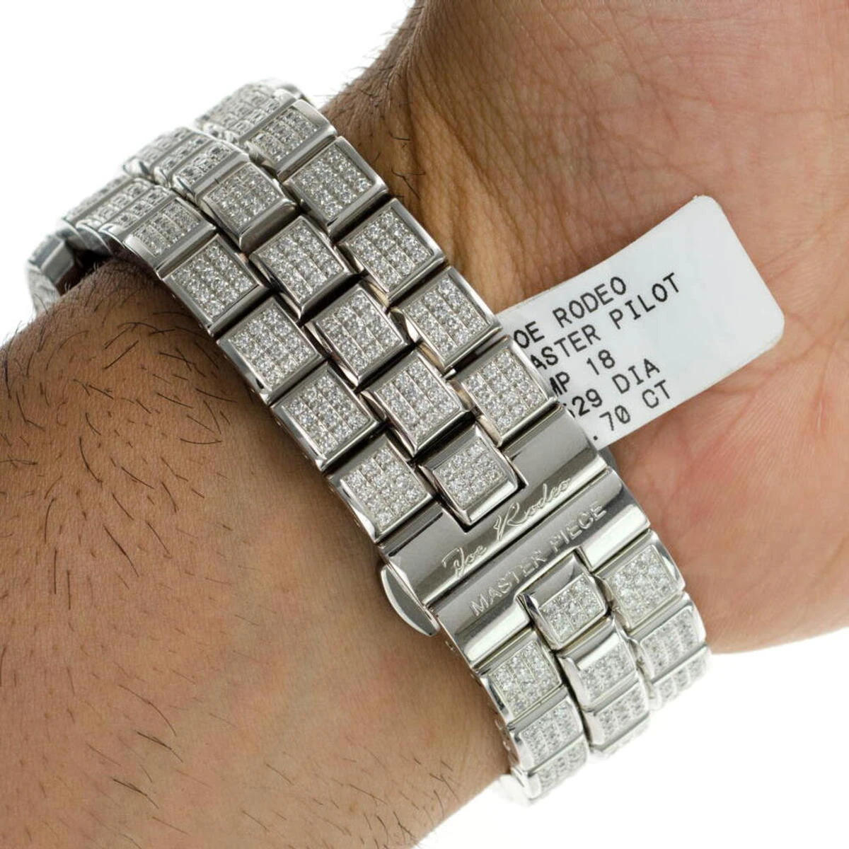 Iced Out Men's Joe Rodeo Diamond Watch 26.70ct - Image 9