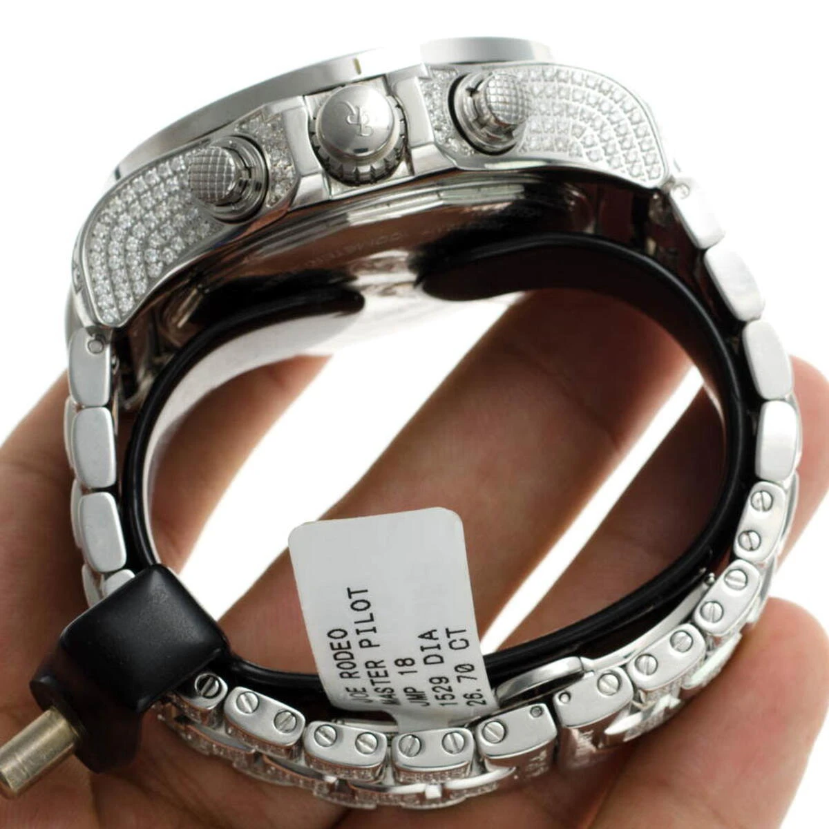 Iced Out Men's Joe Rodeo Diamond Watch 26.70ct - Image 8