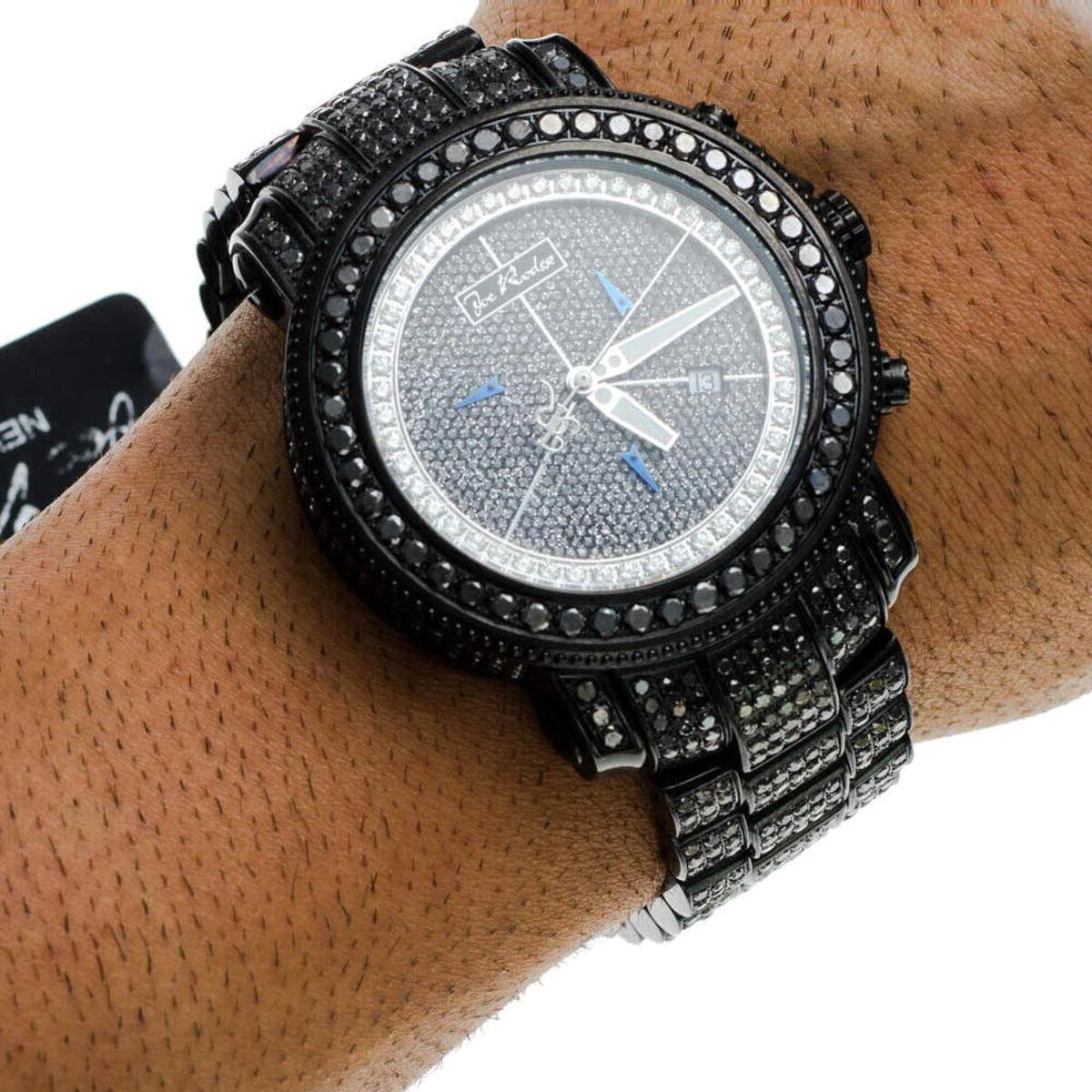 Joe Rodeo Men's Junior Black Diamond Watch 27ct - Image 7