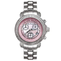 Joe Rodeo Rio Women's Diamond Watch 1.25ct Pink MOP