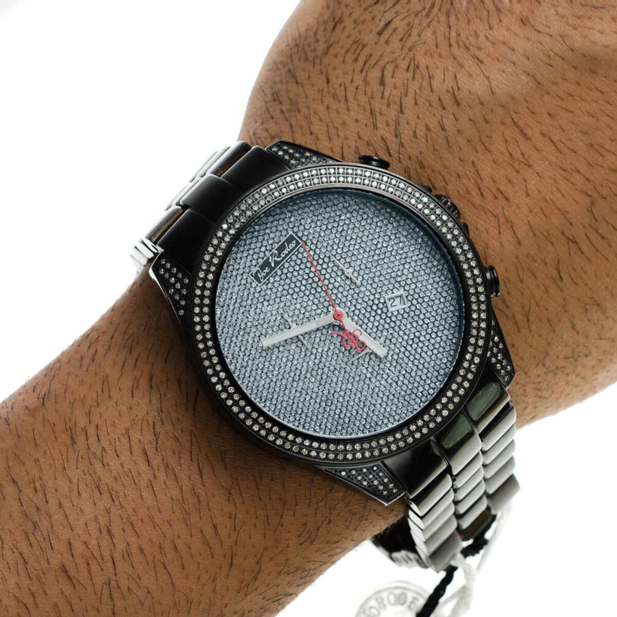 Joe Rodeo Empire Men's Diamond Watch 2.25ct Black - Image 7