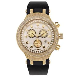 Joe Rodeo Master Men's Diamond Watch 2.20ct Yellow
