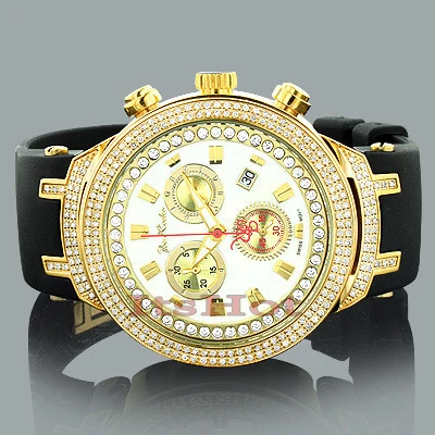 Joe Rodeo Master Men's Diamond Watch 2.20ct Yellow - Image 2