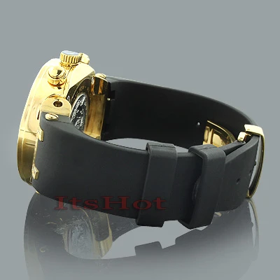 Joe Rodeo Master Men's Diamond Watch 2.20ct Yellow - Image 3