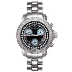 Joe Rodeo Women's Diamond Watch 1.25ct Rio Black MOP
