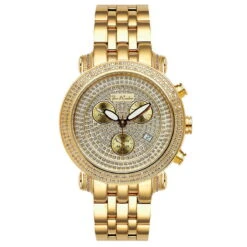 JoJo Diamond Watch Joe Rodeo 3.50ct Yellow Gold