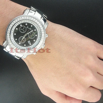 JoJo Joe Rodeo Junior Black Dial Diamond Watch 3.75ct - Image 3