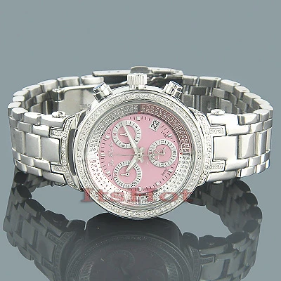 Ladies Diamond Watch 0.90ct Joe Rodeo Master Pink - Image 3