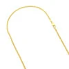 LUXURMAN Solid 10K Yellow Gold Curb Chain For Men & Women Gourmette 2mm Wide