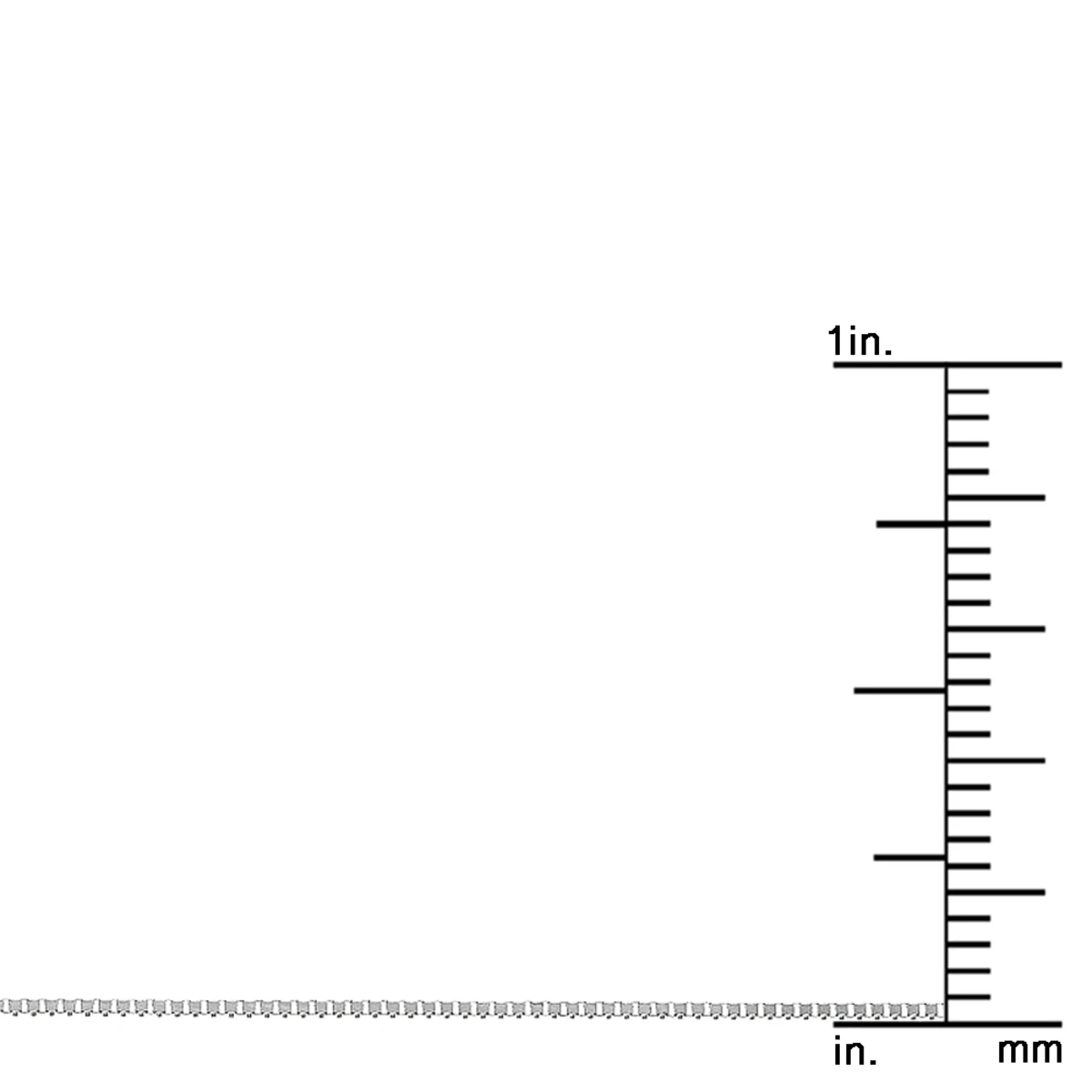 LUXURMAN Solid 14K Yellow Gold Box Chain For Women 0.7mm Wide - Image 6