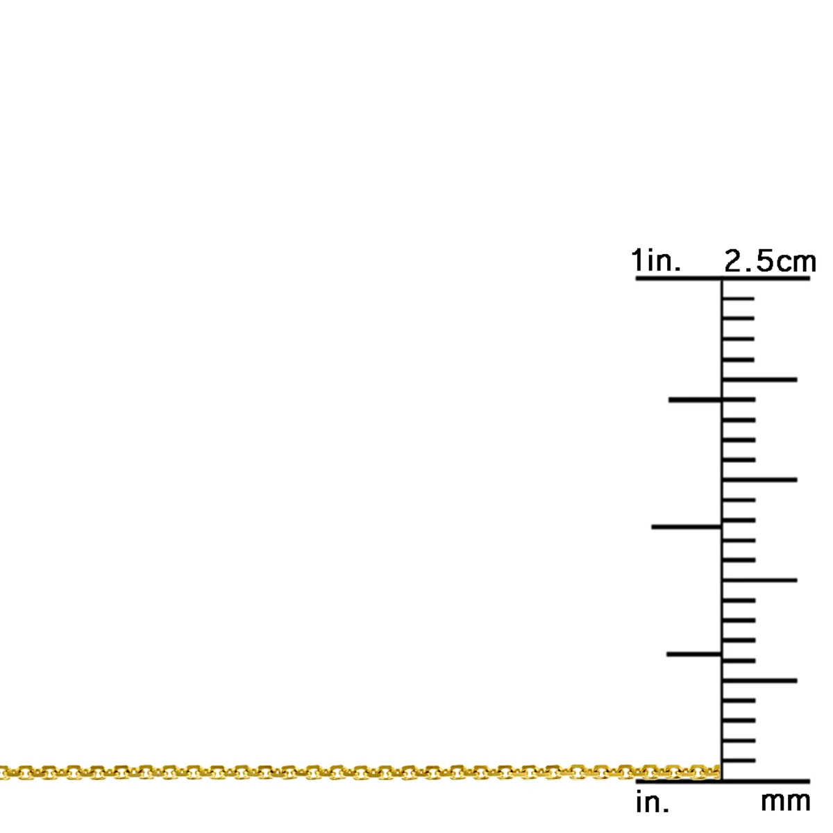 LUXURMAN Solid 14K Yellow Gold Cable Chain For Women Adjustable 0.9mm - Image 11