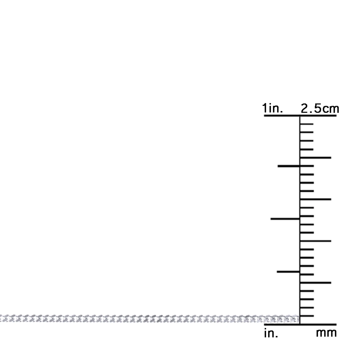 LUXURMAN Solid 14K Yellow Gold Curb Chain For Men & Women Gourmette 1mm Wide - Image 7